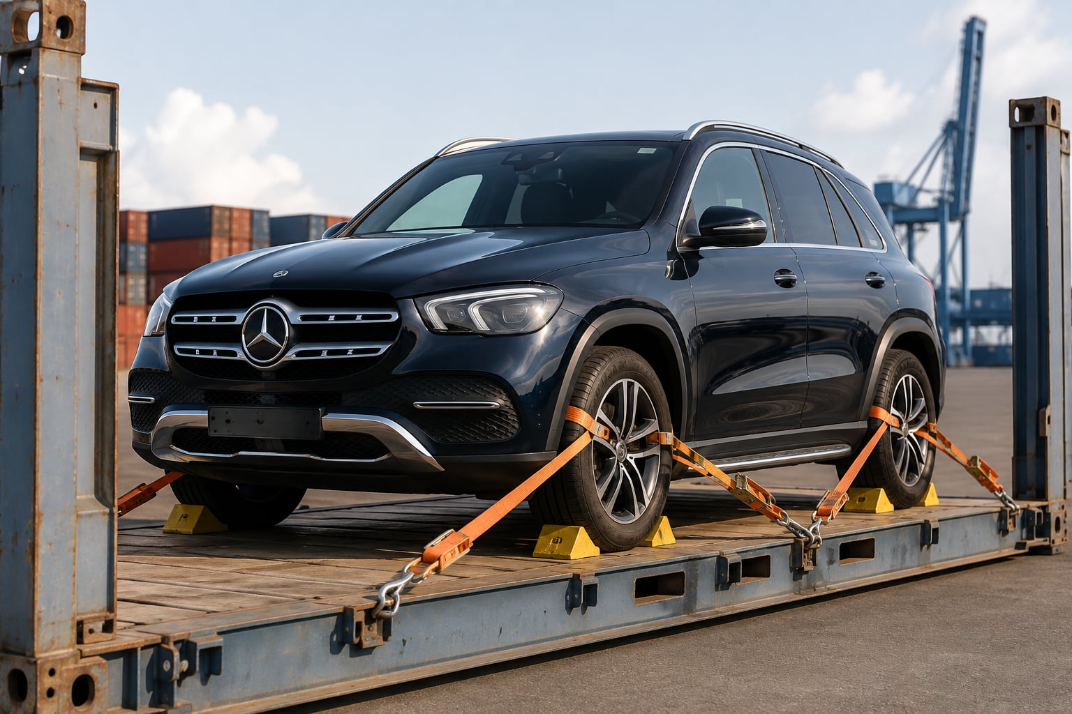 Vehicle Lashing & Stuffing service by GP Logistics